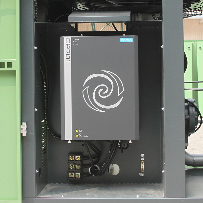 75KW 100hp 8bar Industrial Screw Air Compressor 1100kg